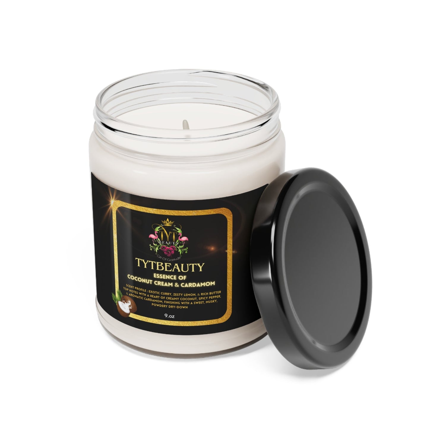 TYTBEAUTY Coconut Cream & Cardamom Candle